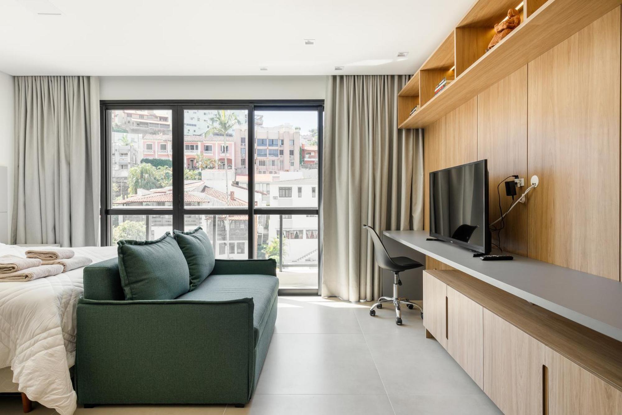 Zee Studios A 200M Da Beira-Mar Norte Florianópolis Δωμάτιο φωτογραφία